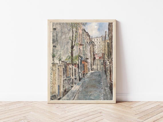 パリ、フランス、モンマルトル地区、1900年頃の絵画 | ファインアート
