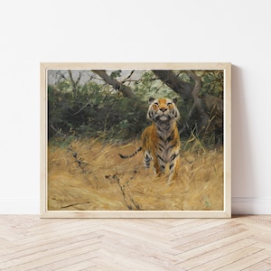 Tiger 1901 Oil Painting | Fine Art Print