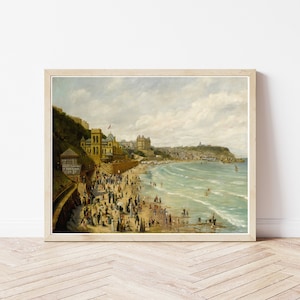 Scarborough England United Kingdom View Circa 1900 Oil Painting | Fine Art Print
