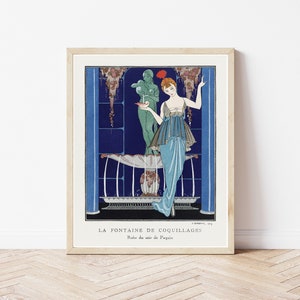 Art Deco 1920&#39;s Era Fashion & Style Illustration 1914 Lithograph | Fine Art Print