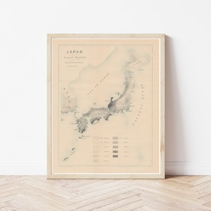 1903年 日本降水量地図 | ファインアートプリント