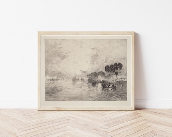 Florida Saint Johns River 1886 Drawing | Fine Art Print