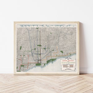 Chicago Chicago 1908 Landkarte aus der Vogelperspektive Fine Art Print