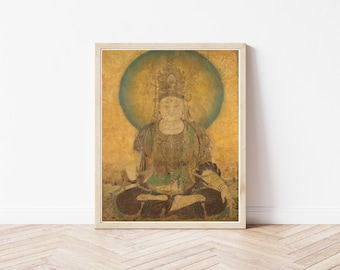 アジャンタ石窟の壁画、仏陀…1954 年のイラスト。 - Etsy 日本