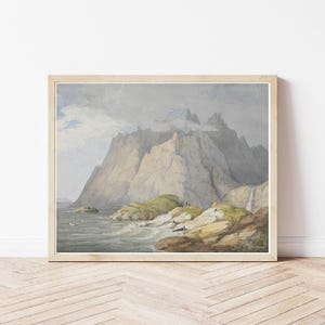 Isle of Skye Scotland View 1819 Watercolor Painting | Fine Art Print