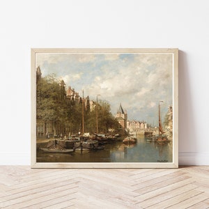 Amsterdam Niederlande Ansicht Um 1880 Gemälde | Fine Art Druck