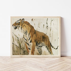 Tiger 1890 Oil Painting | Fine Art Print