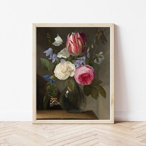 Flowers Still Life Circa 1650 Oil Painting | Fine Art Print