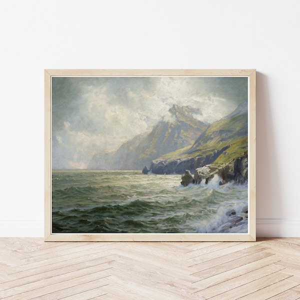 Ireland Coast Landscape County Donegal Ireland 1902 Oil Painting | Fine Art Print