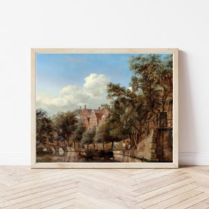 Amsterdam Niederlande Stadtansicht Um 1670 Gemälde | Fine Art Druck