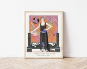 Art Deco 1920's Fashion & Style Illustration, 1921 Fine Art Print