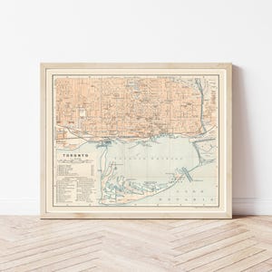 Toronto Kanada 1907 Landkarte | Fine Art Druck