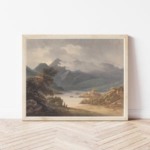 Killarney National Park, Lakes of Killarney, Killarney Ireland 1806 Watercolor Painting | Fine Art Print