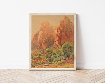 Zion National Park Utah 1924 Fine Art Print