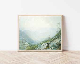 Mount Washington White Mountains New Hampshire 1872 Painting Fine Art Print