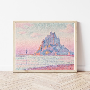 Mont Saint-Michel France 1897 Peinture impressionniste | Impression d'art