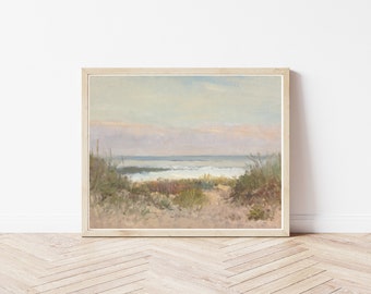 Beach & Seascape Circa 1910 Painting | Fine Art Print