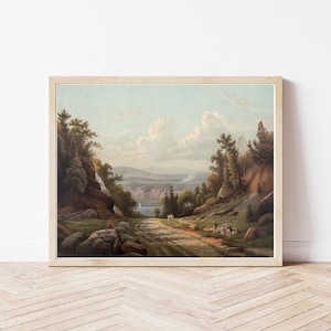 Hudson River West Point New York View 1873 Lithograph Illustration | Fine Art Print