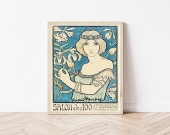 Affiche de salon de style Art nouveau 1895 | Impression d'art