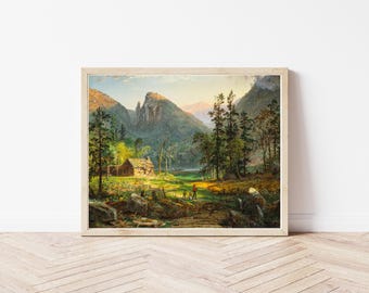 White Mountains New Hampshire 1859 Oil Painting | Fine Art Print