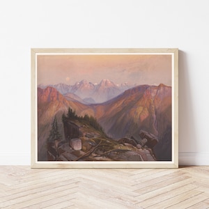Yellowstone National Park 1875 Chromolithograph Illustration | Fine Art Print