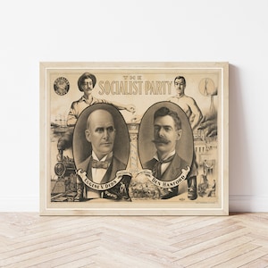 社会党ユージン・デブス大統領選 1904年政治ポスター | ファインアートプリント
