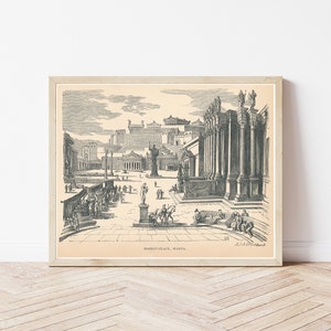 Antica Sparta, Grecia, 1885, illustrazione, incisione / stampa artistica