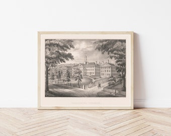 Dartmouth College 1834 Fine Art Print