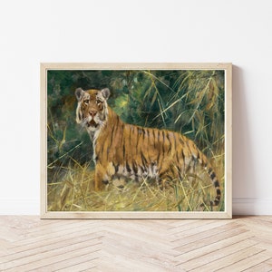 Tigre circa 1900 Pintura al óleo / Impresión de bellas artes