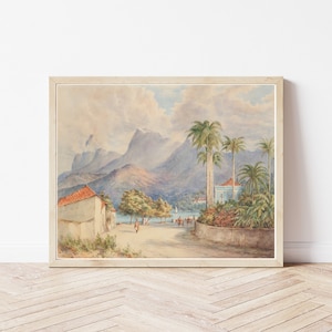 Río de Janeiro, Brasil, 1878, pintura en acuarela / impresión de bellas artes