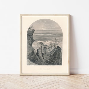 Catskills, Catskill Mountains 1874 Steel Engraving Illustration | Fine Art Print