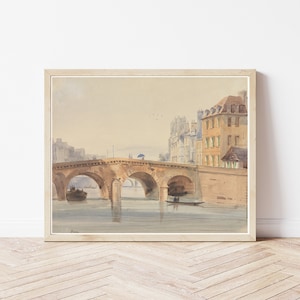 Watercolor Pont Neuf Paris - Etsy
