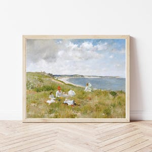 Long Island New York Beach Landscape 1894 Oil Painting | Fine Art Print