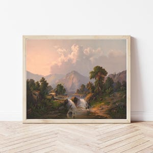 Catskill Mountains Nature Scene 1872 Painting | Fine Art Print