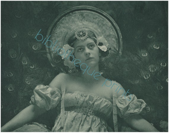 アール・ヌーヴォー様式 1899年 女性肖像写真 | ファインアート