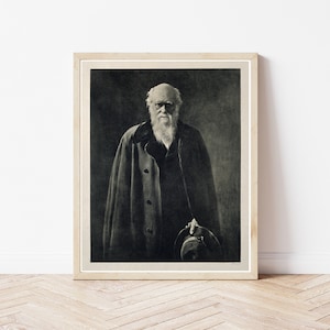 Charles Darwin 1883 Portrait | Fine Art Print