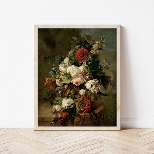 Still Life Flowers 1789 Oil Painting | Fine Art Print