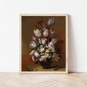 Still Life Flowers 1639 Oil Painting | Fine Art Print