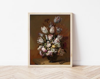 Still Life with Flowers 1639 Painting Fine Art Print