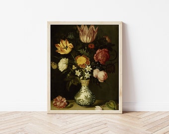 Still Life with Flowers 1619 Painting Fine Art Print