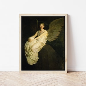 Angel Portrait Abbott Handerson Thayer 1903 Oil Painting | Fine Art Print