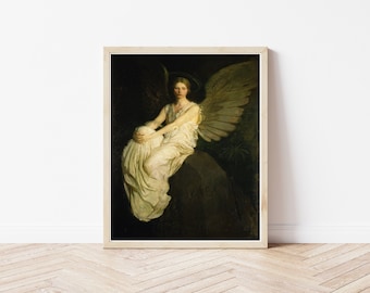 Ritratto di angelo Abbott Handerson Thayer 1903 Dipinto a olio / Stampa artistica