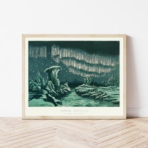 Aurora Borealis 1891 Illustration | Fine Art Print