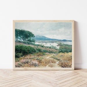 Carmel California Dunes 1920 Coastal Beach Landscape Painting | Fine Art Print