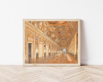 Paris France Louvre Museum Galerie d'Apollon Apollo Gallery 1902 Painting | Fine Art Print