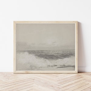 Ocean Wave Seascape 1877 Drawing | Fine Art Print