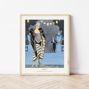 Art Deco 1920&#39;s Fashion & Style Illustration, 1921 Lithograph | Fine Art Print