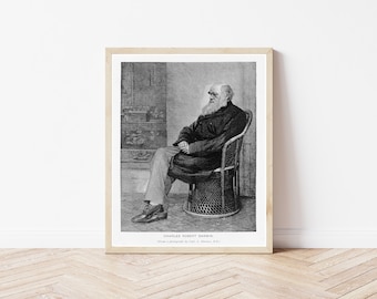Charles Darwin Portrait 1883 Fine Art Print