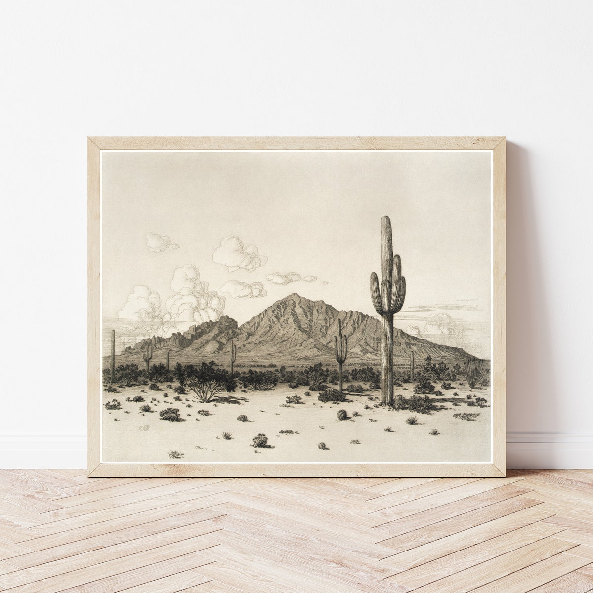 Phoenix Arizona Camelback Mountain 1926 Drawing Fine Art Print - Etsy