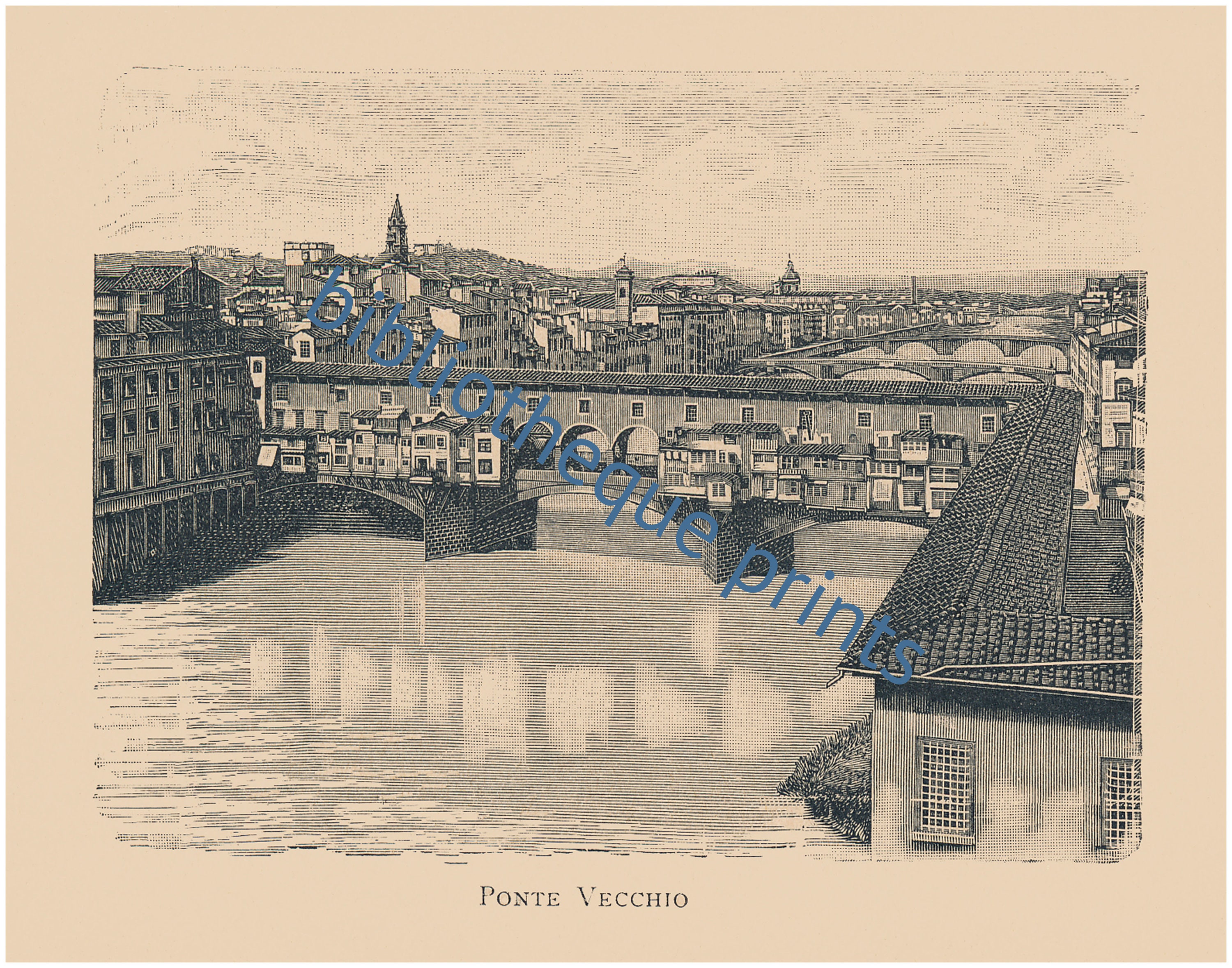 イタリア ヴェッキオ橋 彫刻 フィレンツェ、イタリア、ヴェッキオ橋の